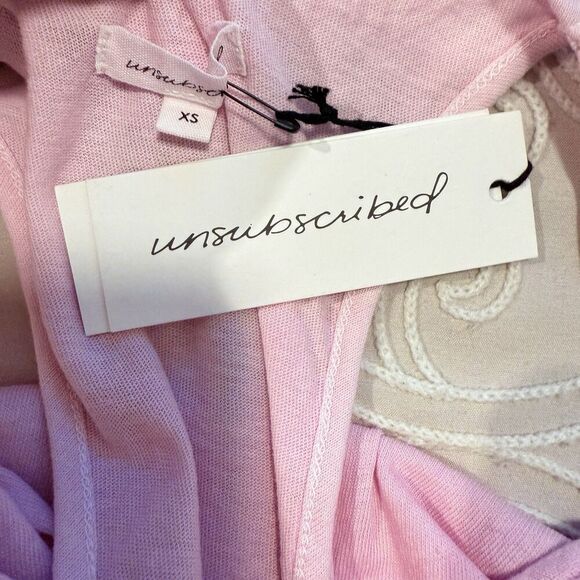 Unsubscribed Pink Raceback Tank Top Sleeveless Jersey Basic Casual Gym Sports - Picture 5 of 6